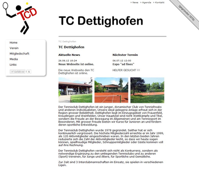 Tennis Club TC Dettighofen Thurgau