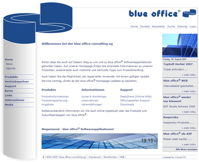 blue office Businesssoftware für KMU