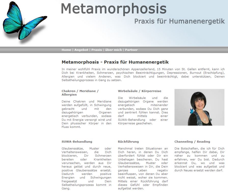 Metamorphosis - Praxis für Humanenergetik